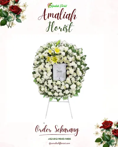 Krans Bunga Duka Cita pasirgadung